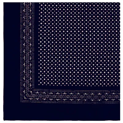 Produktbild von modAS Vierecktuch Bandana Kopftuch ca. 54x54 cm- Tuch in verschiedenen Designs und Farben aus Baumwolle in Blau mit kleinen Punkten
