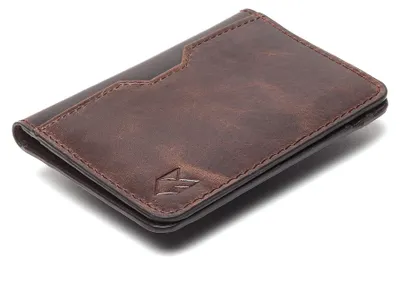 Imagen del producto de Soporte para tarjetas de crédito plegable y delgado, para hombres y mujeres, con protección RFID