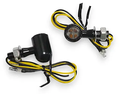 Imagen del producto de Intermitente para motocicleta POWER FORCE, 12V, E24, LED, certificado, monocromático, color amarillo