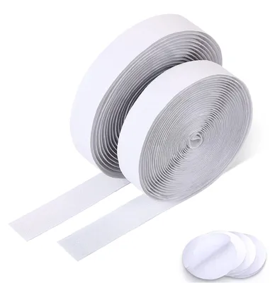 Produktbild von Selbstklebendes Klettband, extra stark, 8 Meter x 20 mm, doppelseitig