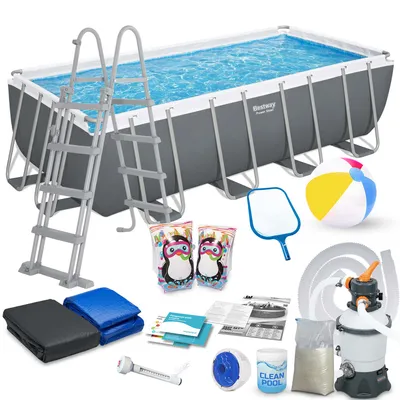 Obrázok produktu pre Basen ogrodowy stelażowy 488x244x122 cm 18w1 Bestway 56671N
