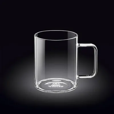 Produktbild von Wilmax Glastasse 500 ml Borosilikatglas Transparent WL-888608/A
