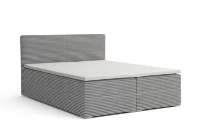 Produktbild von BOXBETT LON III 200/200 in Cord Hellgrau H3