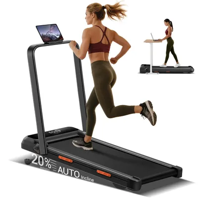 Produktbild von ROBORE X8F Klapplaufband mit 3,5 PS, 15% Steigung, 150 kg & 3-fach Stoßdämpfung – für intensives Heimtraining
