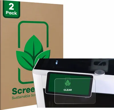 Produktbild von 2x ScreenLeaf Schutzfolie für Bambu Lab X1-Carbon 3D Printer nachhaltiger Displayschutz Display Schutz Folie Klar Transparent