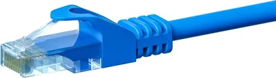 Produktbild von CAT 5e Netzwerkkabel U/UTP – 2 Meter -  Blau - CCA