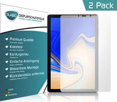 Produktbild von 2x Slabo Displayschutzfolie für Samsung Galaxy Tab S4 10.5 (T830 | T835) KLAR "Crystal Clear" Displayfolie Schutzfolie Folie