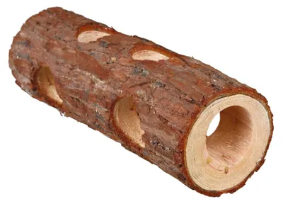 Produktbild von TRIXIE Röhrentunnel, Mäuse, Rindenholz, Ø 7 x 20 cm