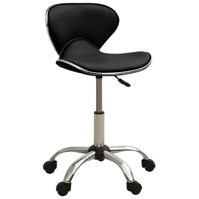 Image de vidaXL Chaise de bureau noir similicuir