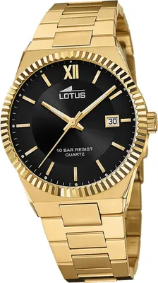 Produktbild von Lotus Edelstahl Herren Uhr Armbanduhr gold Elegant Classic D2UL18837/3