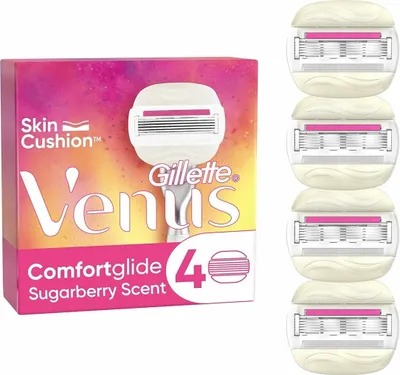 Produktbild von Gillette Venus Comfortglide Sugarberry - 4 Rasierklingen