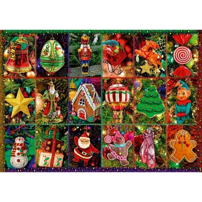 Image de BLUEBIRD Puzzle Décorations de Noël 1000 pièces