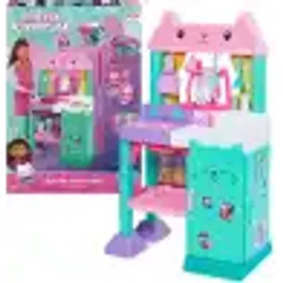 Produktbild von Gabby's Dollhouse Dreamworks - Cakey’s Lifesize Kitchen, Rollenspiel Küche mit Geräuscheffekten, 3 Jahr(e), Mit Ton
