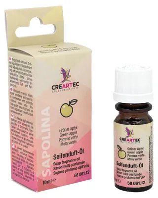 Produktbild von CREARTEC Sapolina Seifenduftöl Grüner Apfel - 10ml - zur Herstellung von fruchtig riechender Seife