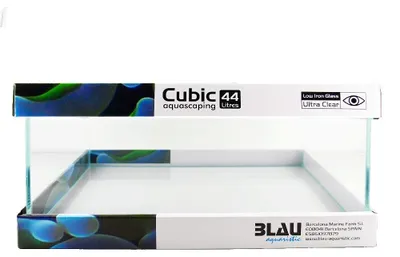 Image de Aquarium cubique pour aquascaping - 44 litres - Verre - Transparent - Bas