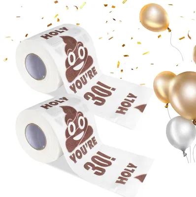 Zdjęcie produktu dla Papier toaletowy, 3-warstwowy, 250 arkuszy, miękki, z motywem, idealny na imprezy