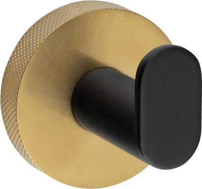 Produktbild von Sapho LARISSA Haken, Schwarz/Gold matt