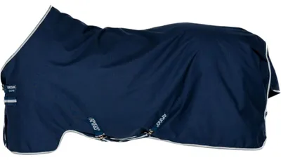Produktbild von Horseware Ireland Weidedecke Amigo 50g Ripstop 900D Fleece Lined Decke Navy/Titanium Grey 145 cm