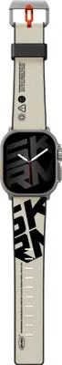 Produktbild von SKINARMA Spunk Armband für Apple Watch 49/45/44/42 mm, Elfenbein