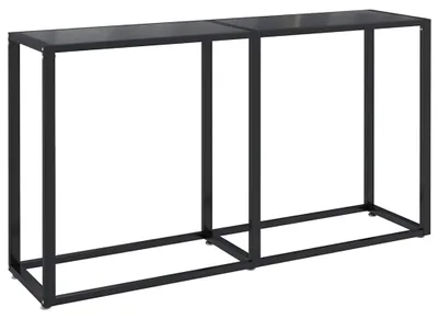 Produktbild von vidaXL Konsolentisch Schwarz 140x35x75,5 cm Hartglas