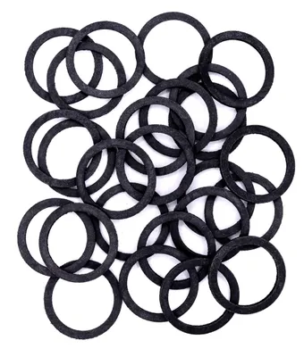 Flachdichtung Gummi 1" 30x24x2 mm, 25 Stück
