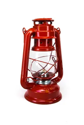 Produktbild von Petroleum Sturmlampe 30 cm rot Sturmlaterne Laterne Lampe
