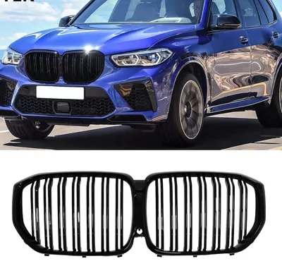 Produktbild von SolidKeus – Kühlergrill für BMW X5 G05, doppelbeschichtet, Schwarz