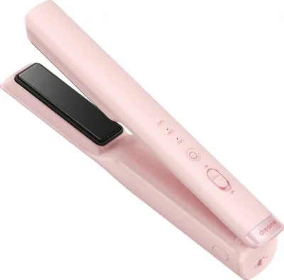 Produktbild von Dreame Hair Glamour Haarglätter, 2-in-1 kabelloser tragbarer Glätteisen, negative Ionen, gleichmäßige Wärmeverteilung Rosa
