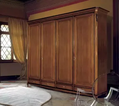 Productafbeelding van Kledingkast, houten kast, kasten, garderobe, meubels, design, slaapkamer