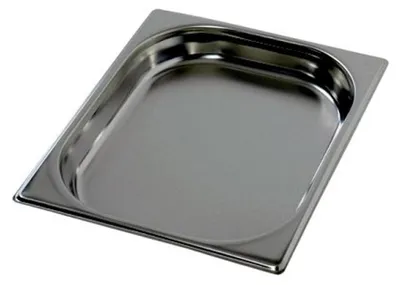 Produktbild von GN-Behälter mit verstärktem Rand - Blech 1/2GN, 40 mm tief