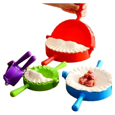 Produktbild von Teigtaschenmaschine – Teigpresse für Wonton, Potsticker, Pfannkuchen und Perogien für Zuhause und Gastronomie