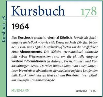 Obrázek produktu pro Kursbuch 178