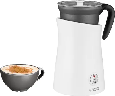 Produktbild von ECG NM 2255 Latte Art White | Milchaufschäumer | Latte | Cappuccino | Frappé | Warmmilch | Milchschaum | Milk Frother | 300 ml/ 150ml |