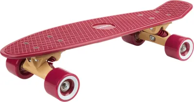 Produktbild von Hudora Skateboard Retro Curve , Burgunderrot