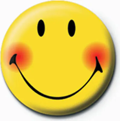 Produktbild von Smiley - Button Badge - Smiley - Blush