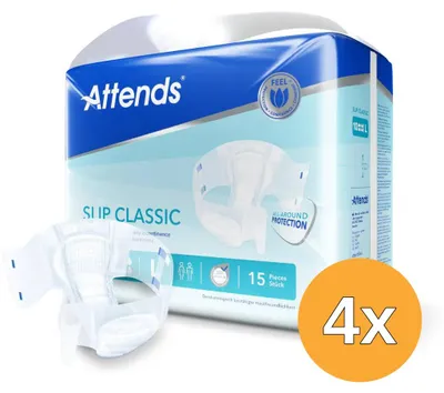 Productafbeelding van 4x Attends Slip Classic 10 L (15 stuks)