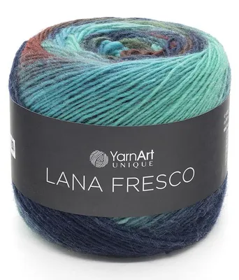 Produktbild von YarnArt Lana Fresco 8112 – 100% Wolle Farbverlaufgarn 100g/380m, weich & warm