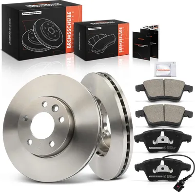 Immagine prodotto di Frankberg 2x dischi freno 4x pastiglie freno asse anteriore per VW Multivan V VI Transporter Transporter/Caravelle