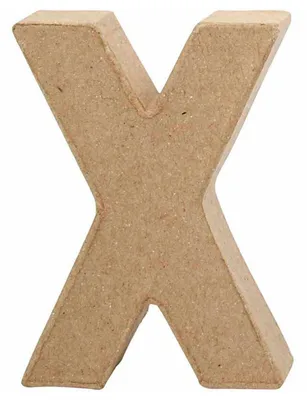 Zdjęcie produktu dla Creativ Company 26662, Litera dekoracyjna, Papier, Naturalny, 76 mm, 100 mm, 1,7 cm