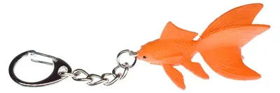 Produktbild von Koi Kampffisch Schlüsselanhänger Miniblings Anhänger Schlüsselring Fisch orange