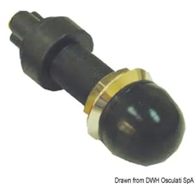 Zdjęcie produktu dla Watertight mosiądz push button czarny Osculati 14.910.00NE