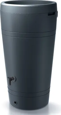 Produktbild von Regentonne in eleganter Form - 230 Liter im Stil Einer Amphore H 110 cm - Regenfass Frostsicher und UV Beständig - Regenfass - Regenwassertonne