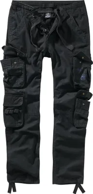 Produktbild von Brandit Cargohose Herren Pure Vintage Trouser Slim schwarz 4XL