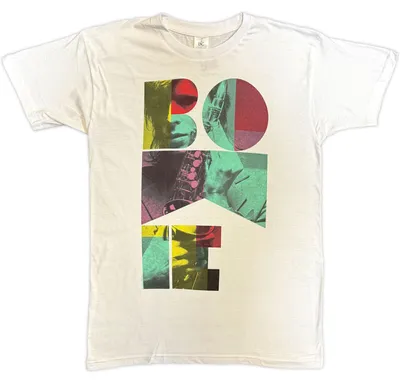 Produktbild von David Bowie Colour Sax White L T-Shirt