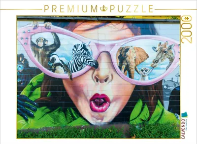 Produktbild von CALVENDO Puzzle Streetart in Köln, Deutschland | 2000 Teile Lege-Größe 90x67cm Foto-Puzzle für glückliche Stunden