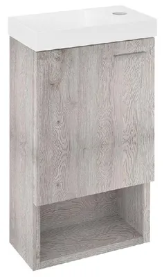Image de Sapho Latus - Meuble lavabo, 300x530x165 mm, chêne Mocca LT711-1212