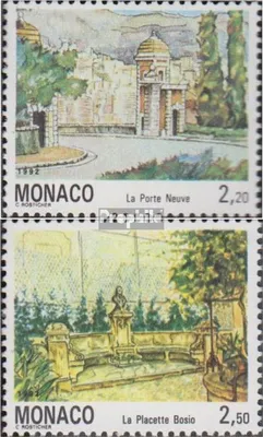 Produktbild von Briefmarken Monaco 1992 Mi 2082-2083 (kompl.Ausg.) postfrisch Ansichten von Monaco