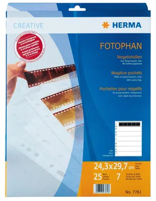 Immagine prodotto di Herma 7761 - Confezione da 25 buste per negativi fotografici (7 negativi per busta)