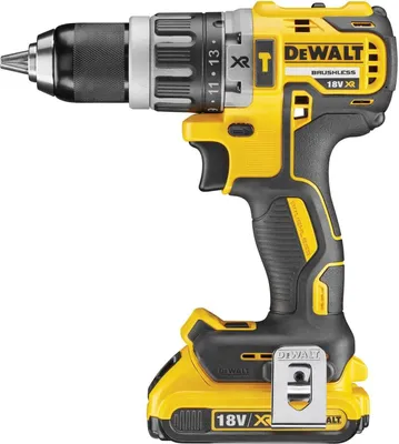 Produktbild von DeWALT DCD796D2-QW Akku-Schlagbohrschrauber (bl) 460 Watt, 18V, max. Bohrleistung 40/13/13 mm, T STAK-Box, 2x 2 Ah Akkus
