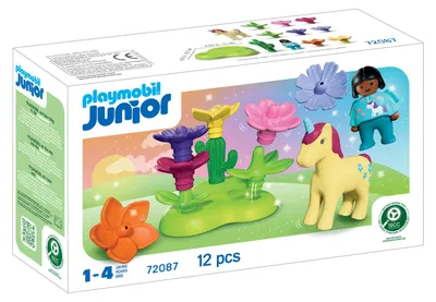 Image de PLAYMOBIL 72087 JUNIOR : Jardin des licornes